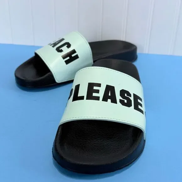 Beach Please Women’s Mint Slide Sandals Size M 7 - Picture 14 of 15